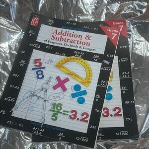 Instructional Fair 7th Grade Math Curriculum workbooks ‎ Addition & Subtraction